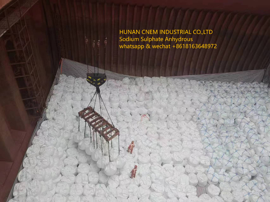 Min 99 % Sodium Sulphate Anhydrous 25kg Environmental Friendly Easy Using