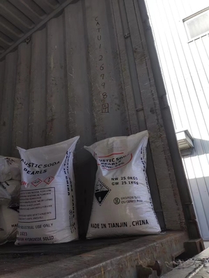 1310-73-2 Basic Chemical Raw Materials Caustic Soda Pearls 99% Min Increase Color Brightness