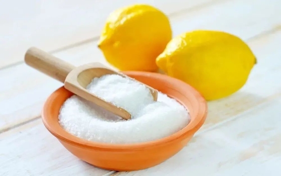 Odorless Cosmetic Raw Materials High Stability White Powdered Citric Acid