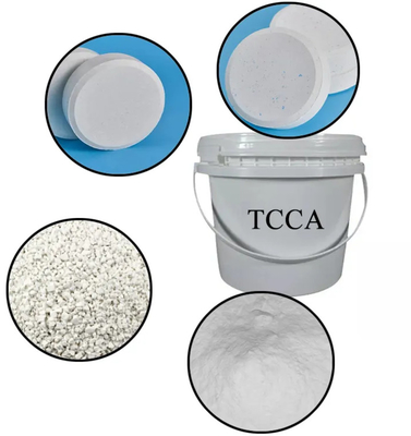 Deep Cleaning Water Treatment Chemicals TCCA Chlorine Tablets For Swimming Pool