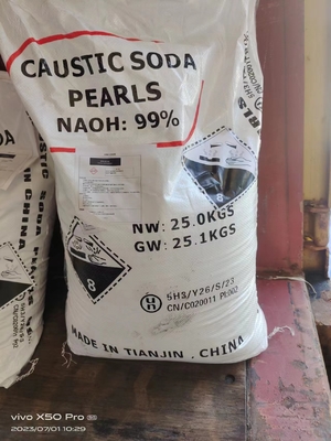 White Water Treatment Chemicals Crystal Pearls Sodium Hydroxide Solid