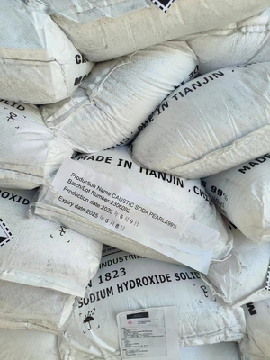 White Solid Sodium Hydroxide Detergent Powder Raw Material 1310-73-2