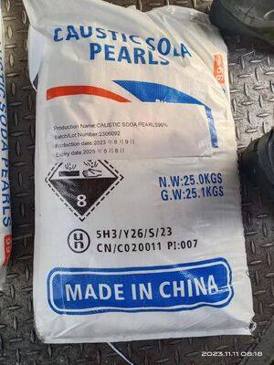 CAS Number 1310-73-2 Caustic Soda Pearls HS Code 2815.11 Non toxic Textile Raw Materials White Powder Stable Under Normal Conditions Material for Textile Industry and Production