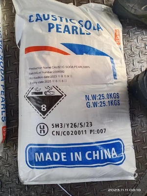 Increase Color Brightness Caustic Soda Pearls 99%Min Highly Soluble For Textile Industry
