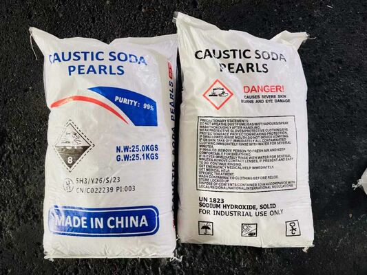 Caustic Soda Pearls Non toxic Textile Raw Materials White Powder Stable Under Normal Conditions Material for Textile Industry and Production HS Code 2833.11.00